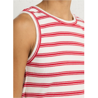 Hartford Terrya Tanktop | Ecru -Rouge 